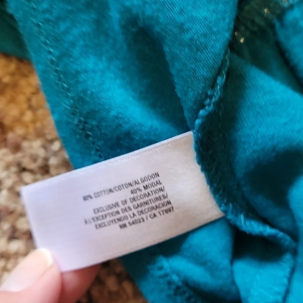 𝅺Old Navy teal ruffled dress 12- 18 mo